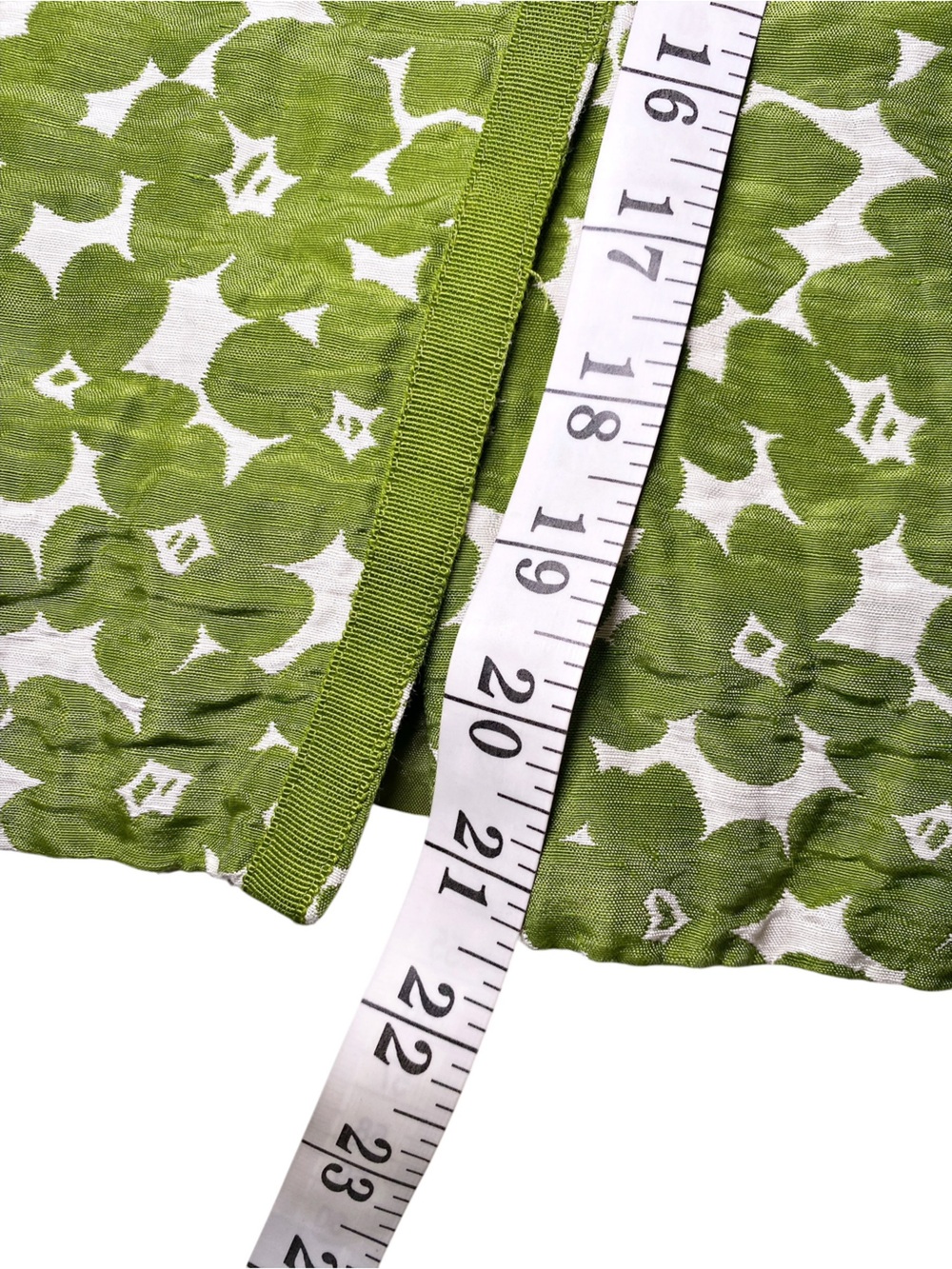 Kate Hill Vintage Silk Linen Blend Retro Floral Midi Skirt Y2K Boho - Picture 13 of 14